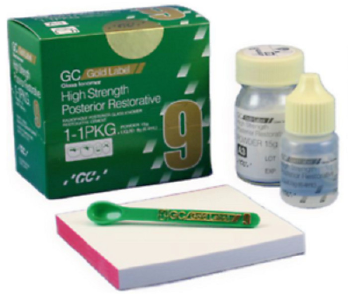 GC Gold Label Glass Ionomer Type 9 High Strength Posterior Restorative 1-1Pkg