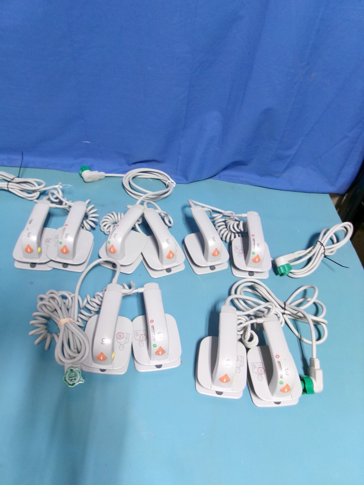 Lot 5 Philips M3543A Water Resistant External Hard Paddles for MRx XL XL+ Defib