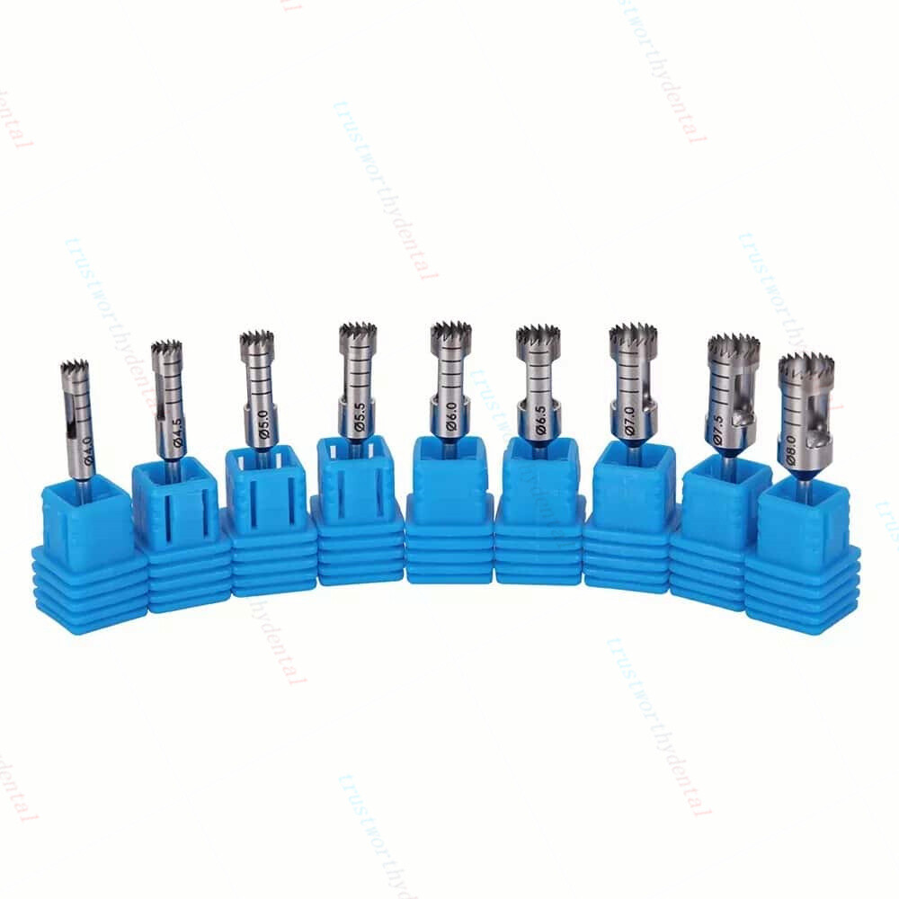 Dental Cutting Trephine Drill Bone Sharp Burr Planting Drills Harvest ITI NOB
