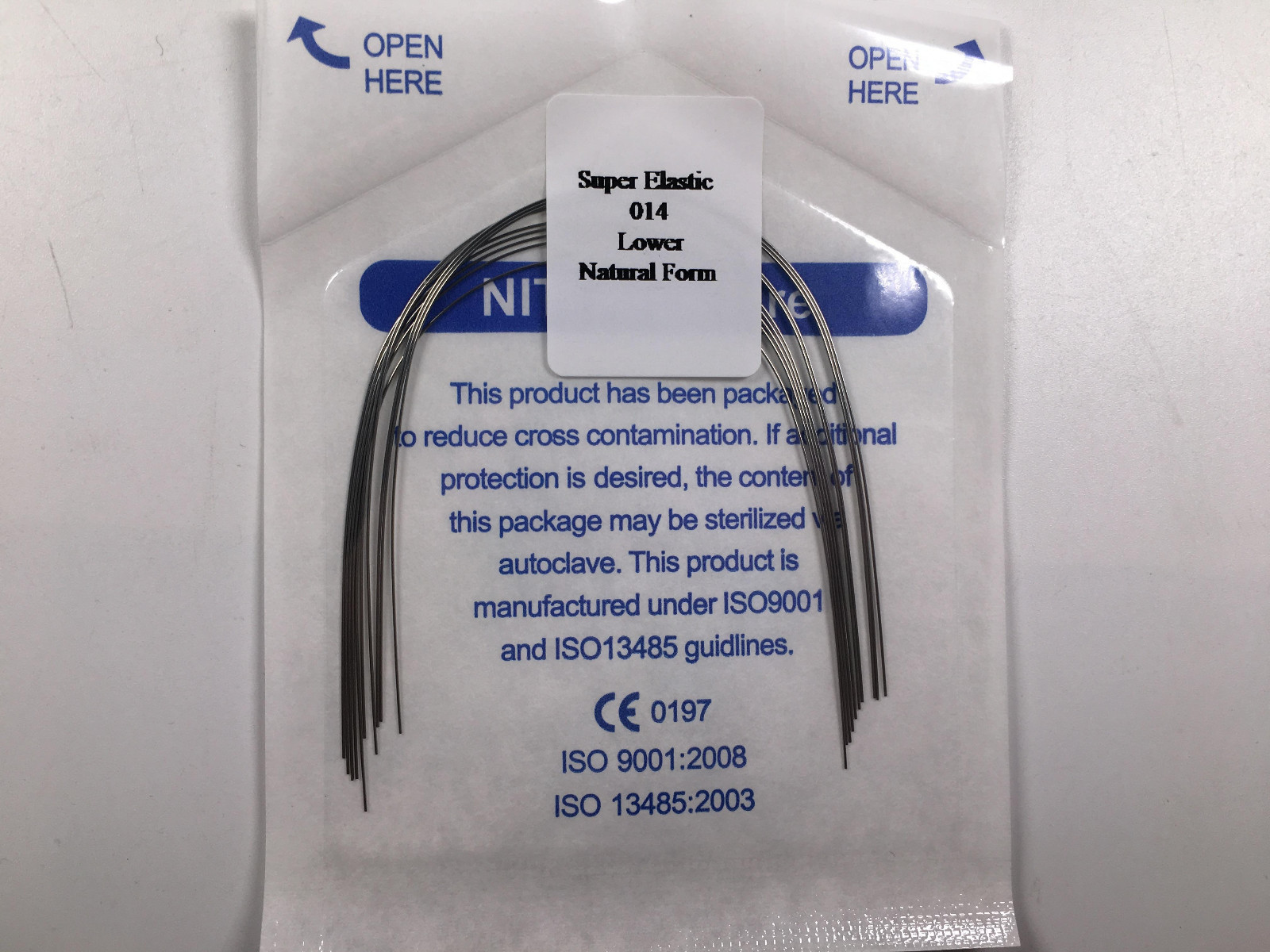 Natural Dental Super Elastic Wires Round Orthodontic Arch Wire 14 U/L 10Bags