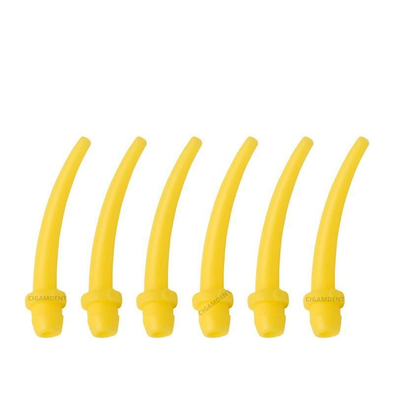 Dental Impression Mixing Tips Intraoral Yellow Light Body Impression Material