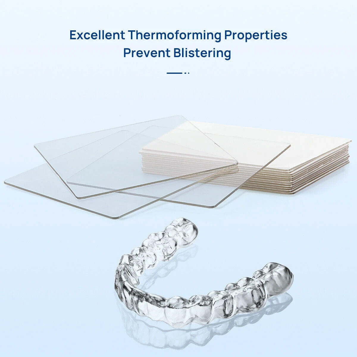 Hard 0.8 Dental Ortho Splint Retainer Vacuum Forming Sheet Thermoforming Sheets