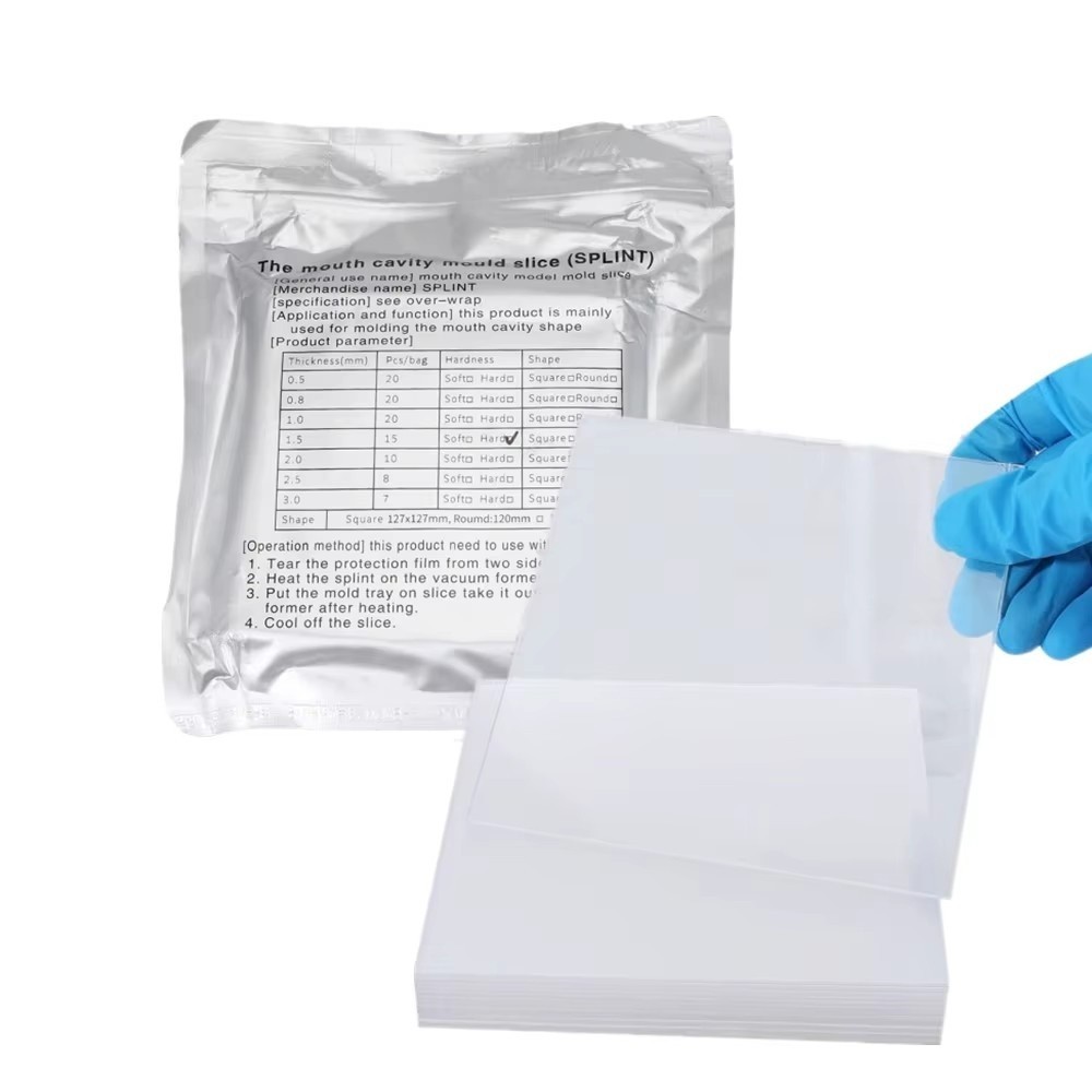 Dental Orthodontic Splint Retainer Vacuum Forming Hard/Soft Thermoforming Sheets