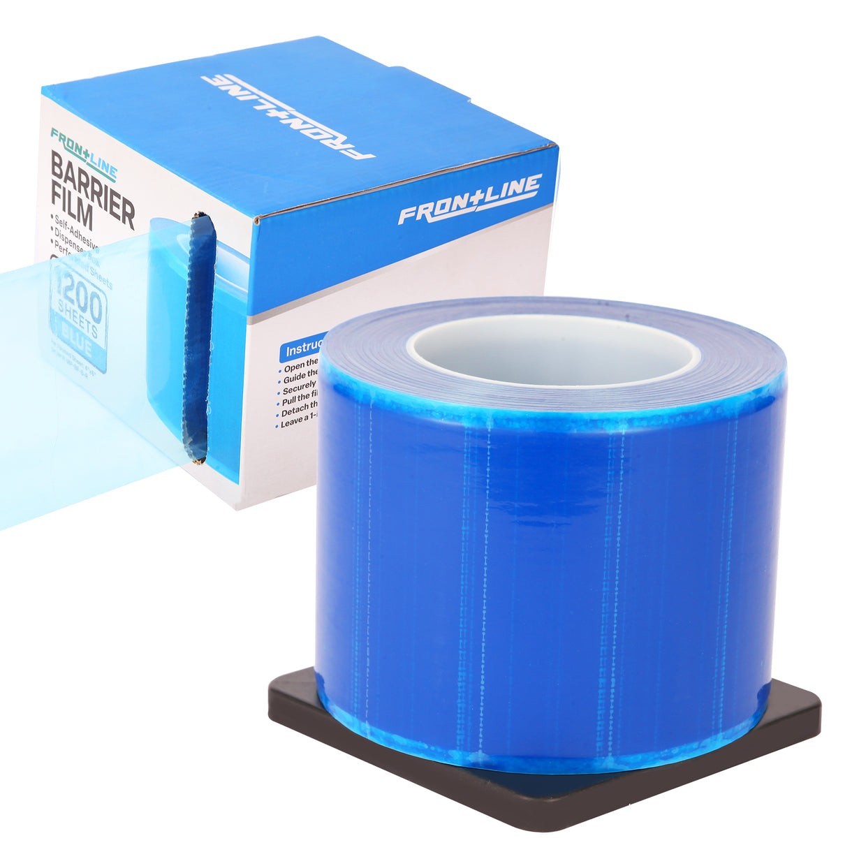 Frontline Dental Barrier Film 4″x6″ 1200 Sheets Pink Roll Universal Protection
