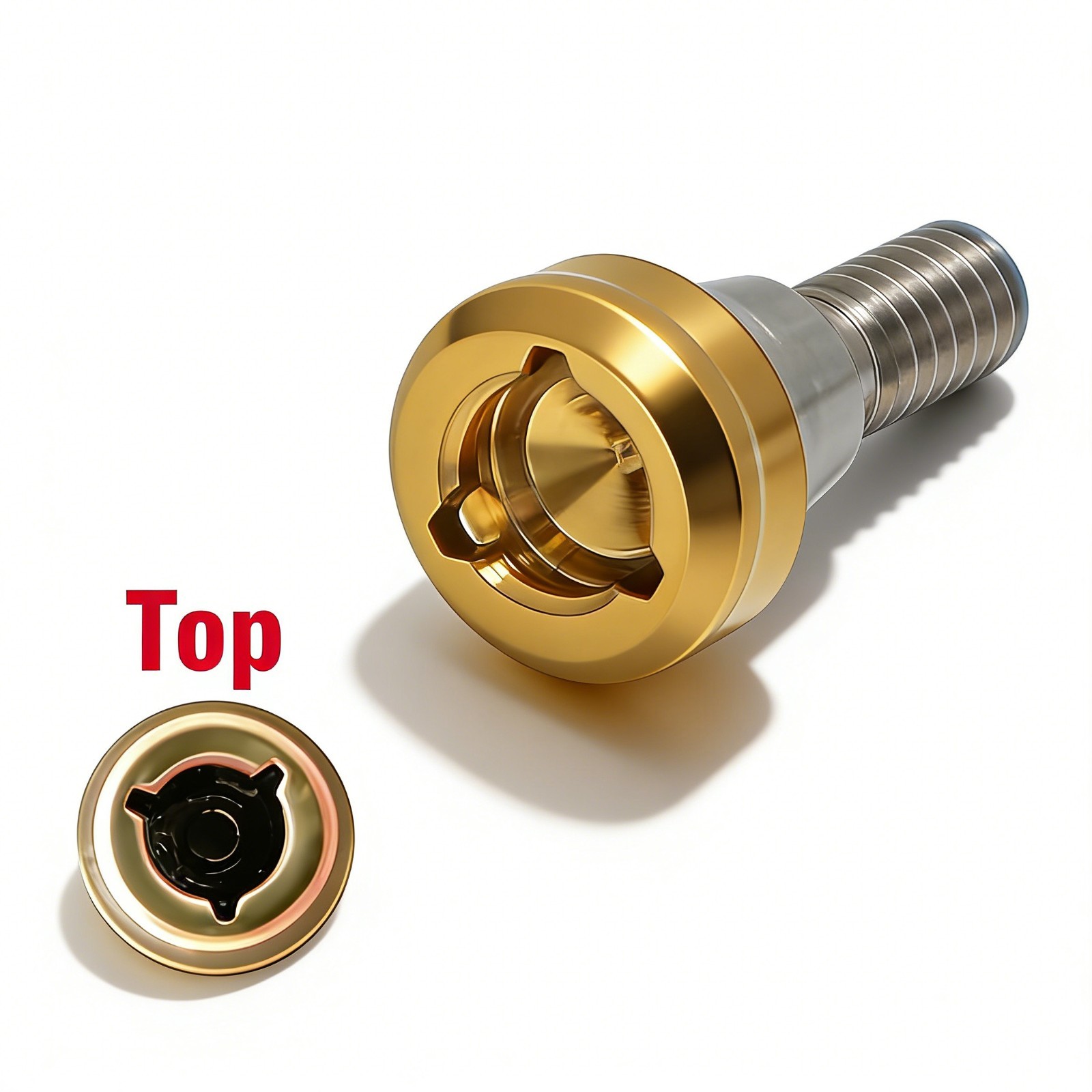 Dental Straight locator Abutment Conical Connection NP Nobel Active Compatible