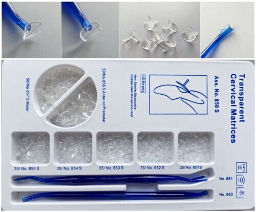 Dental Transparent Cervical Matrices Composite Gingival Retractor Clear Matrix