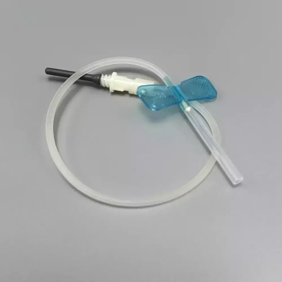 New 50Pcs Disposable Safety Blood Collection Tips with Wing Individually Wrapped
