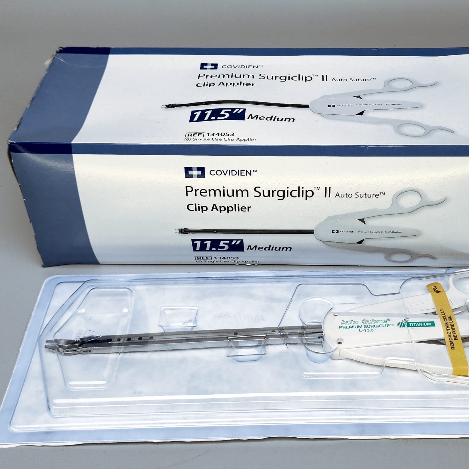 134053 Surgiclip II AutoSuture Clip Applier Med 11.5″ NEW QTY 6 2029