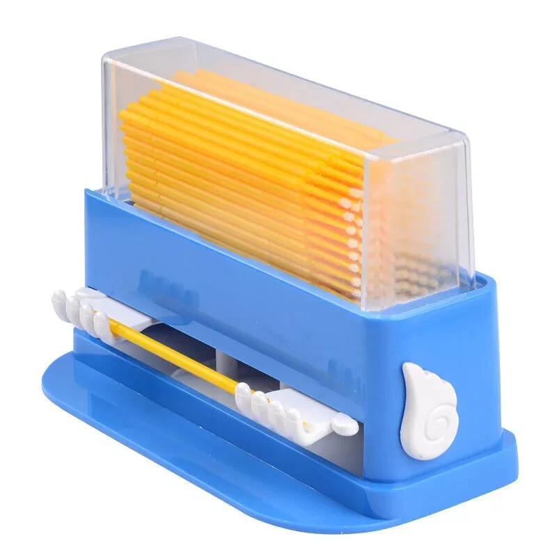 3 Pcs Dental Disposable Micro Applicator And Cotton Tip Micro Brush Dispenser
