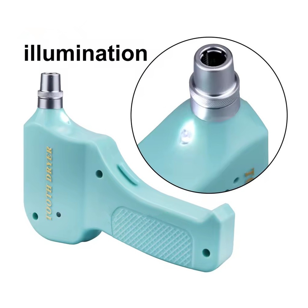 Dental Tooth Dryer for Oral Orthodontic Tooth Drying Equipment with 3 Nozzle Tip