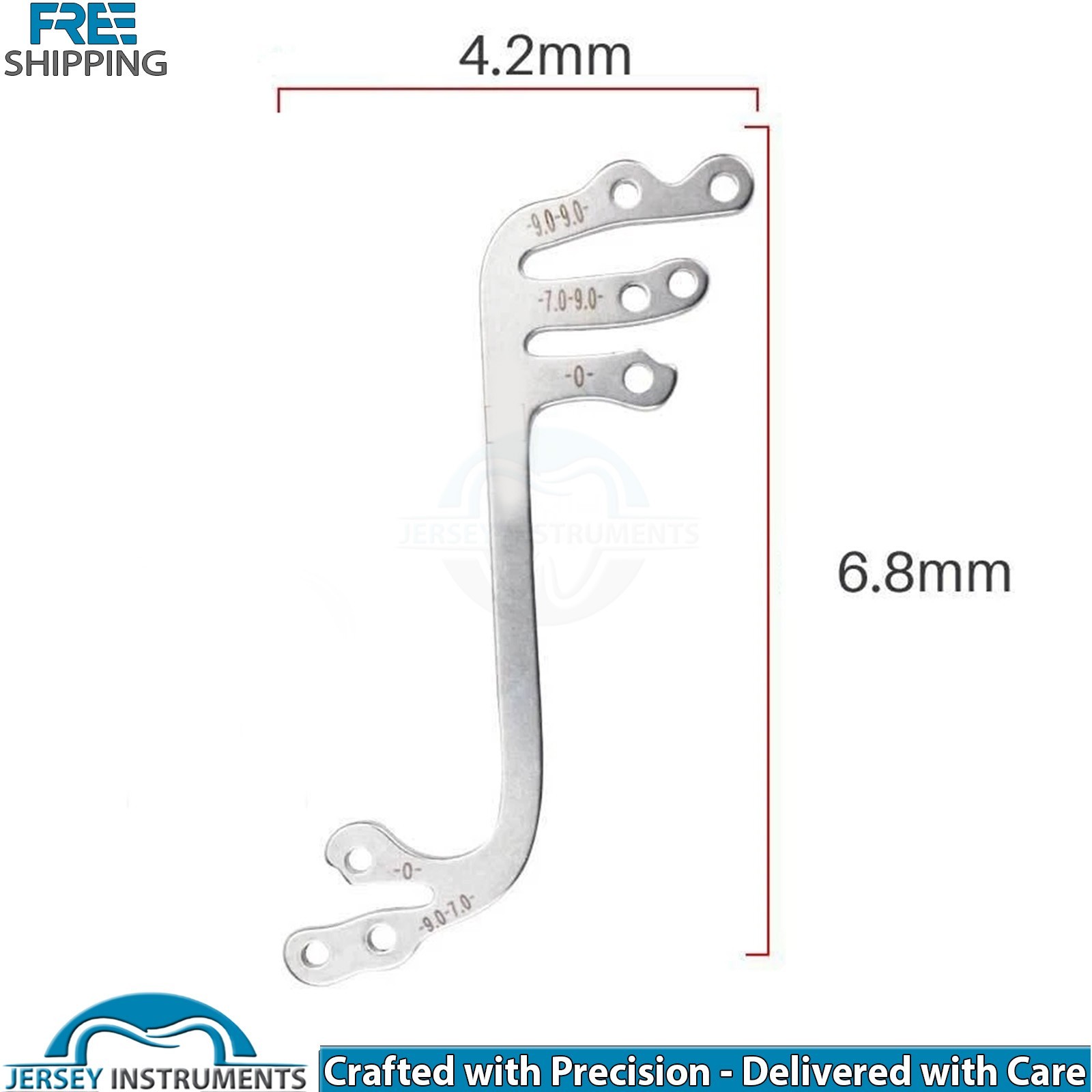 Dental Implant Locator Drilling Depth Measuring Locating Pin Guide Gauge S+L New