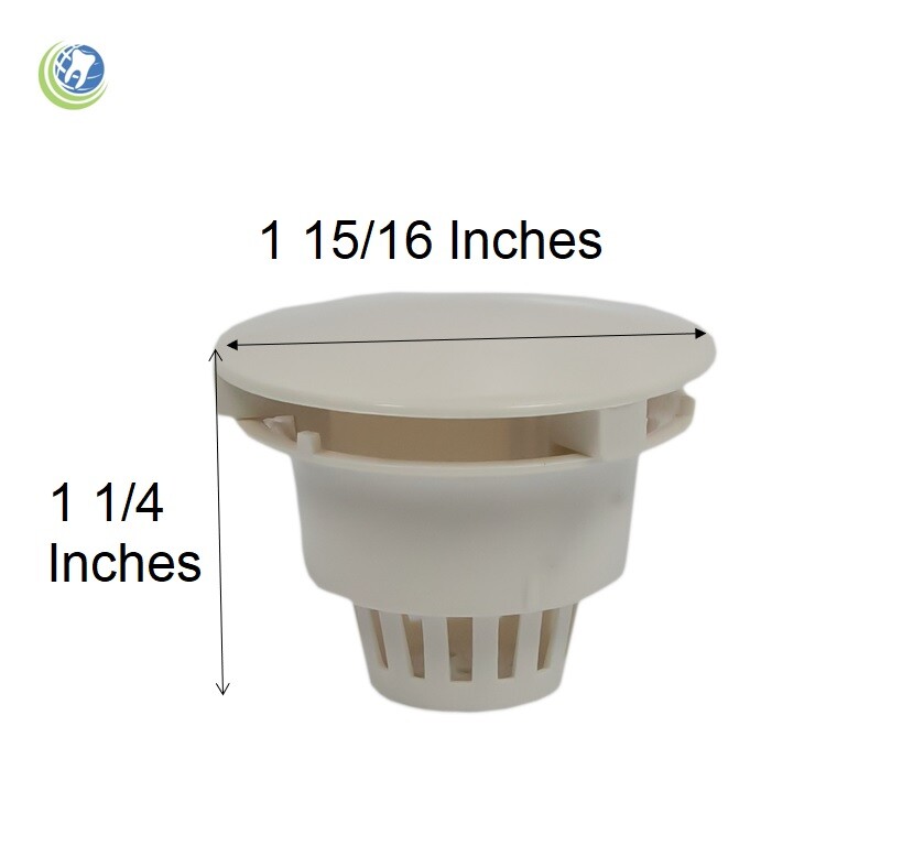 10 Disposable Evacuation Strainer Traps Cuspidor Drain Filter Screen 1-15/16″ D