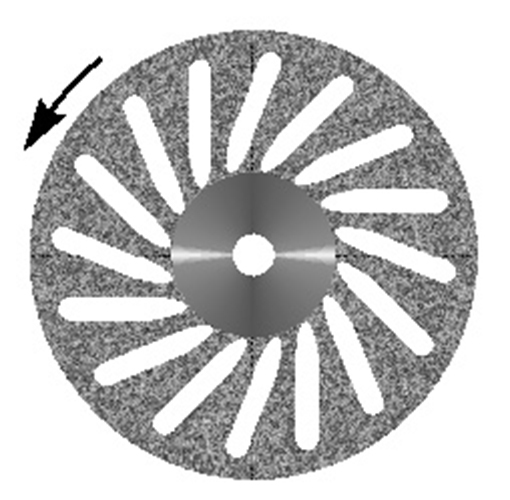 Euro Diamond Disk SuperFlex DoubleSided Course UNMounted 0.25mm D605-220C-U 1Pk