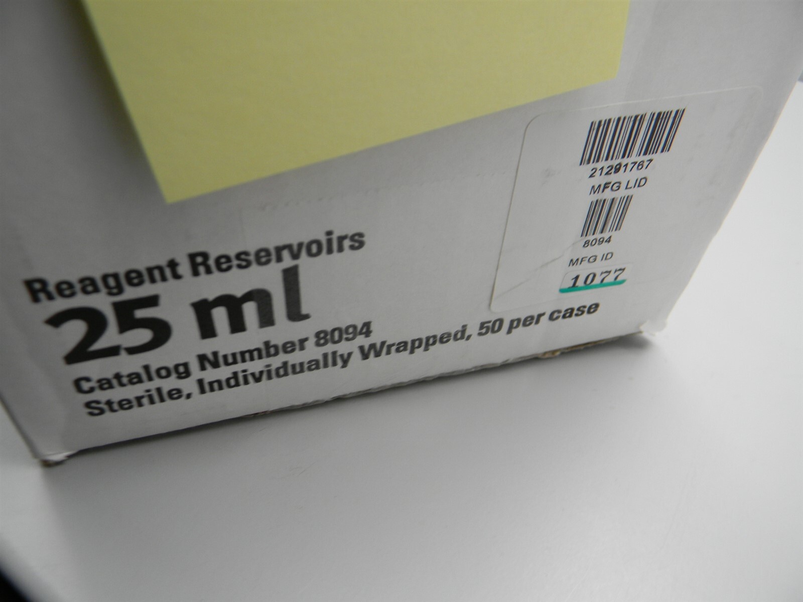Thermo 8094 25 ml Polystyrene Sterile Reagent Reservoir Pack of 50