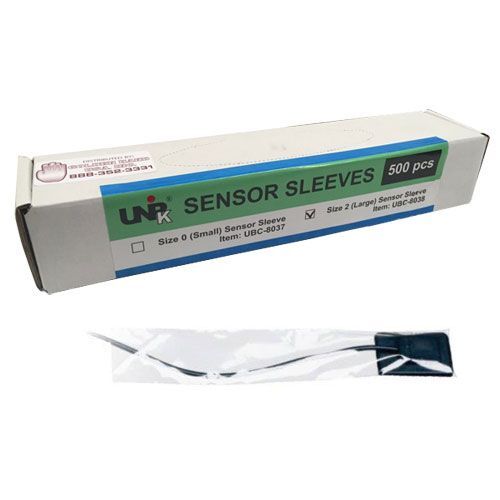 UniPack Digital X-Ray Sensor Sleeves – Size 2 (Large), 500/Box. Disposable