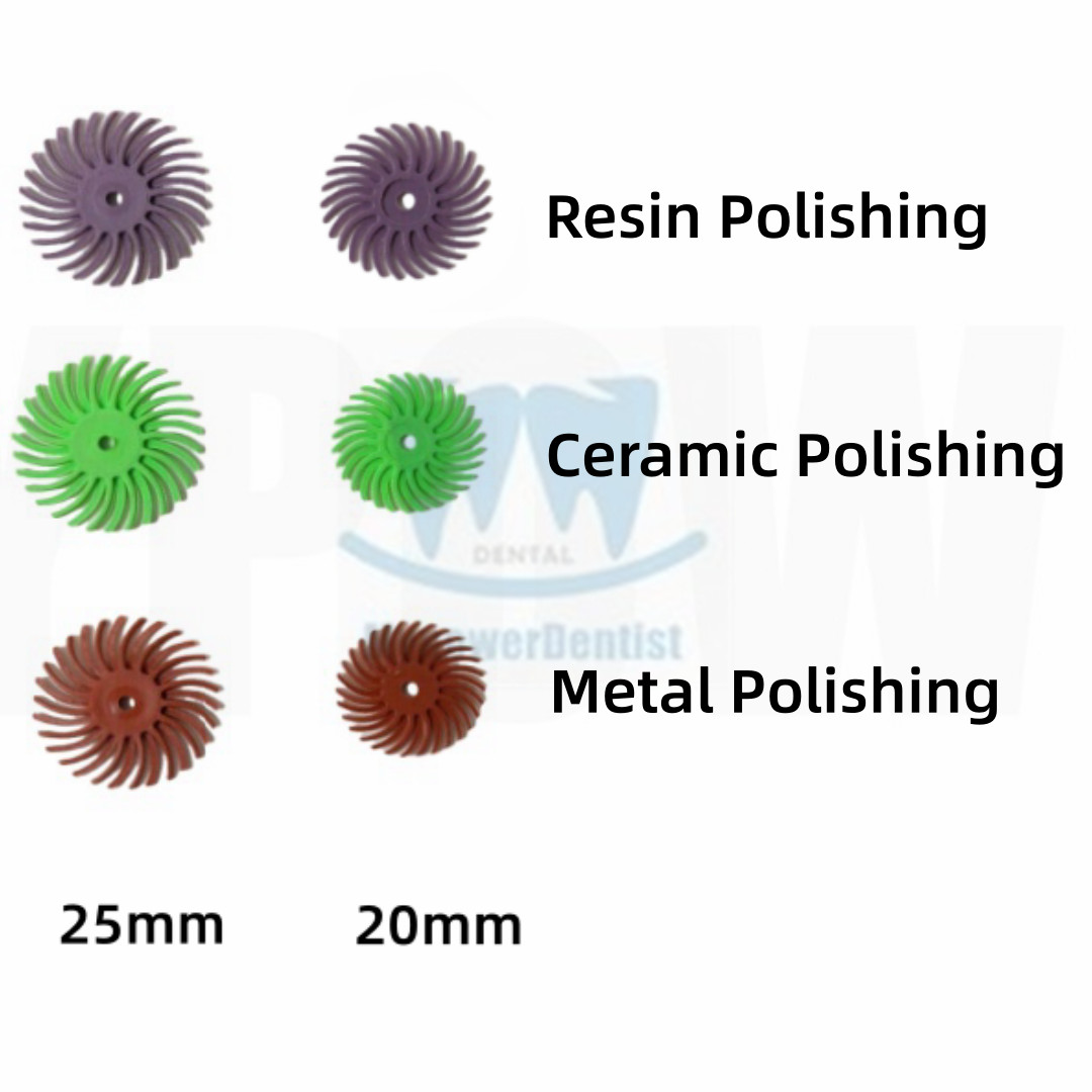 Dental Composite Finishing Diamond Polishing Disc Kit Spiral Wheel Mandrel TOR