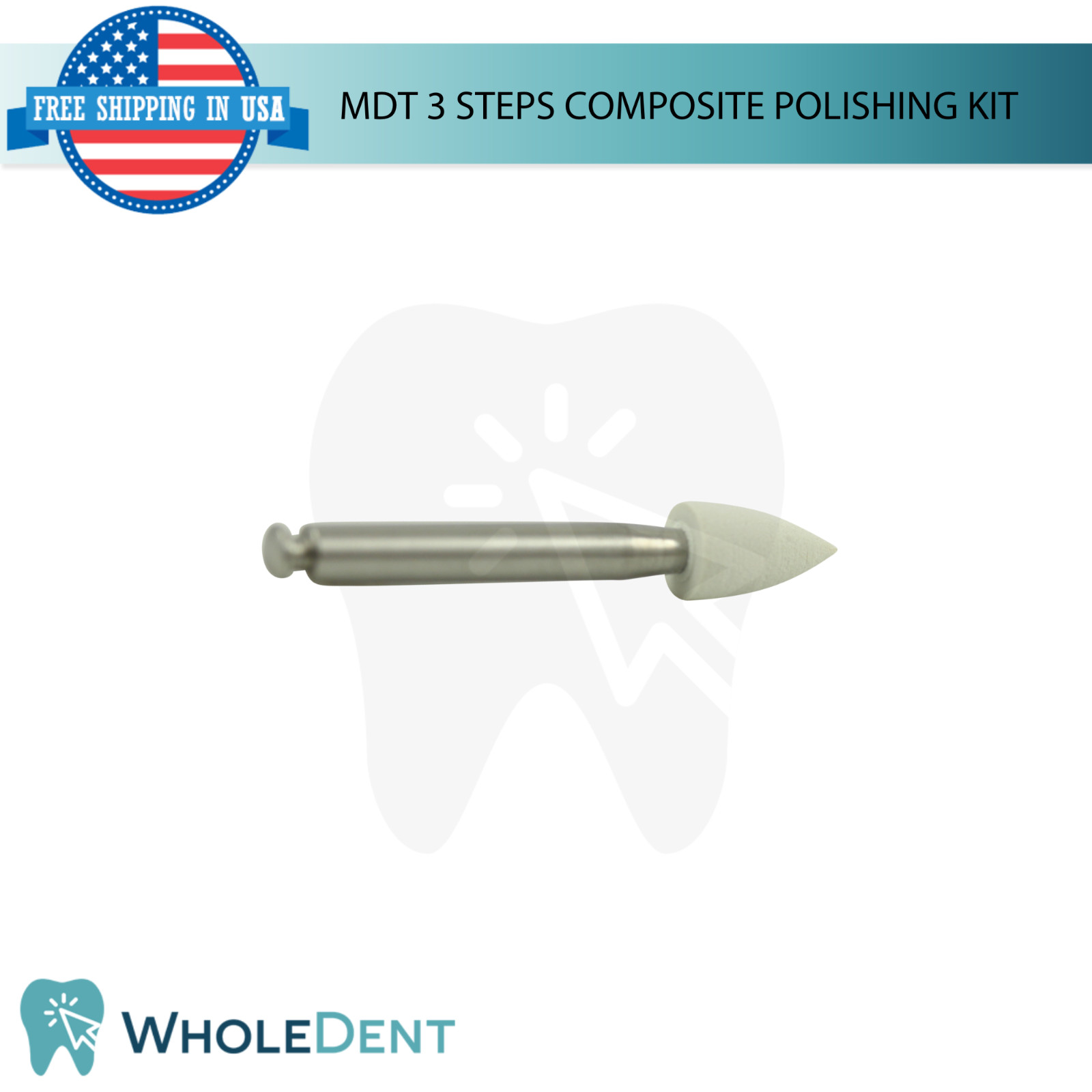 MDT 3 Steps Composite Polishing Kit High-Gloss Finish Dental Restorations