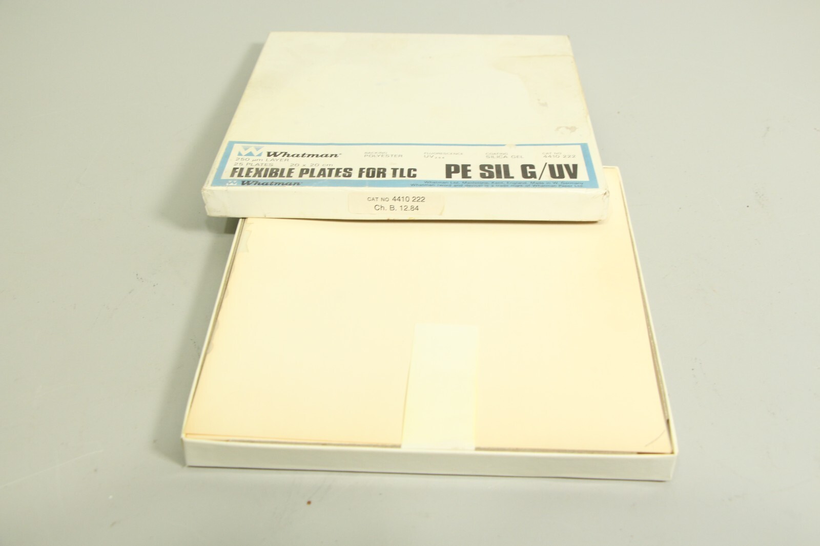 WHATMAN Flexible Silica Gel 60Å TLC Plates PE SIL G/UV254 #4410-222