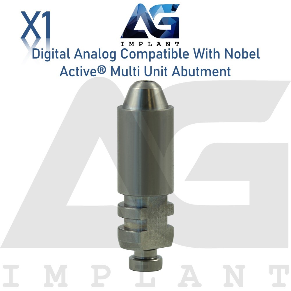Dental Digital Analog RP 4.8mm Compatible Nobel Active® Multi Unit Abut ment
