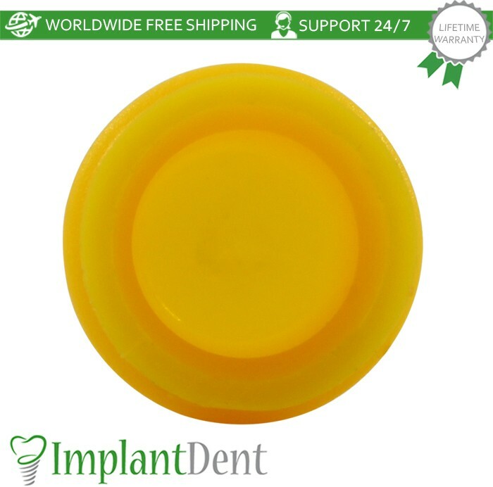 100x Extra Soft Silicone Cap Insert For Loc Low Attachment Dental Prosthetics
