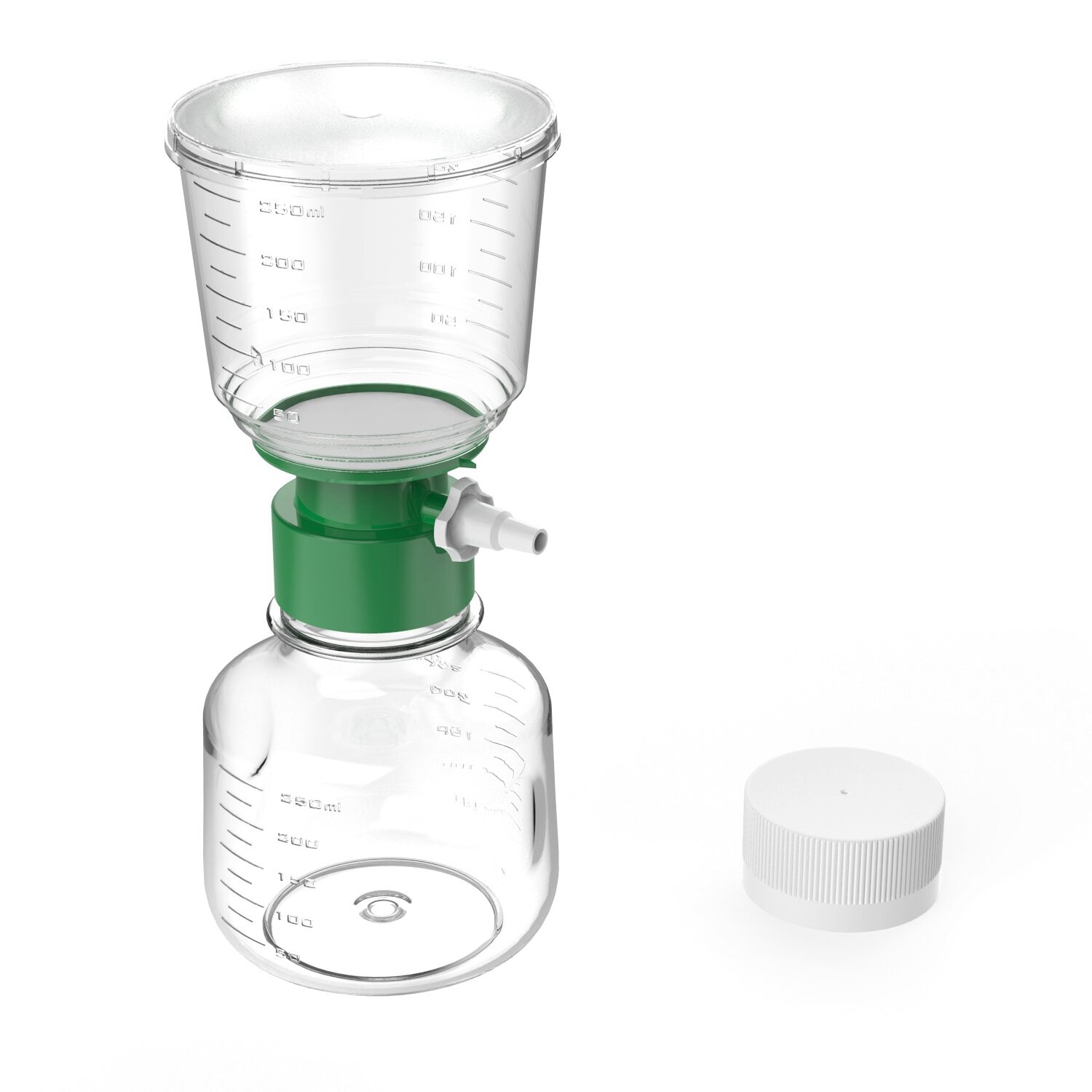 250mL Bottle Top Vacuum Filter Units 0.22um Pore Size PES Membrane