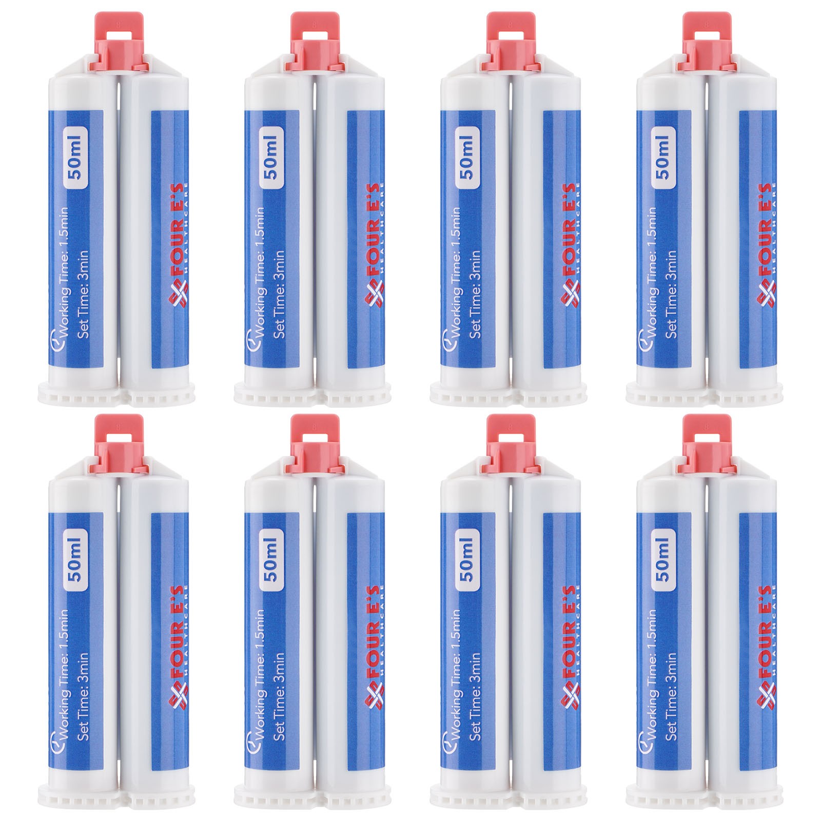 24Pcs Heavy Body Fast Rapid Set Impression Material 50mL Cartridges VPS PVS US