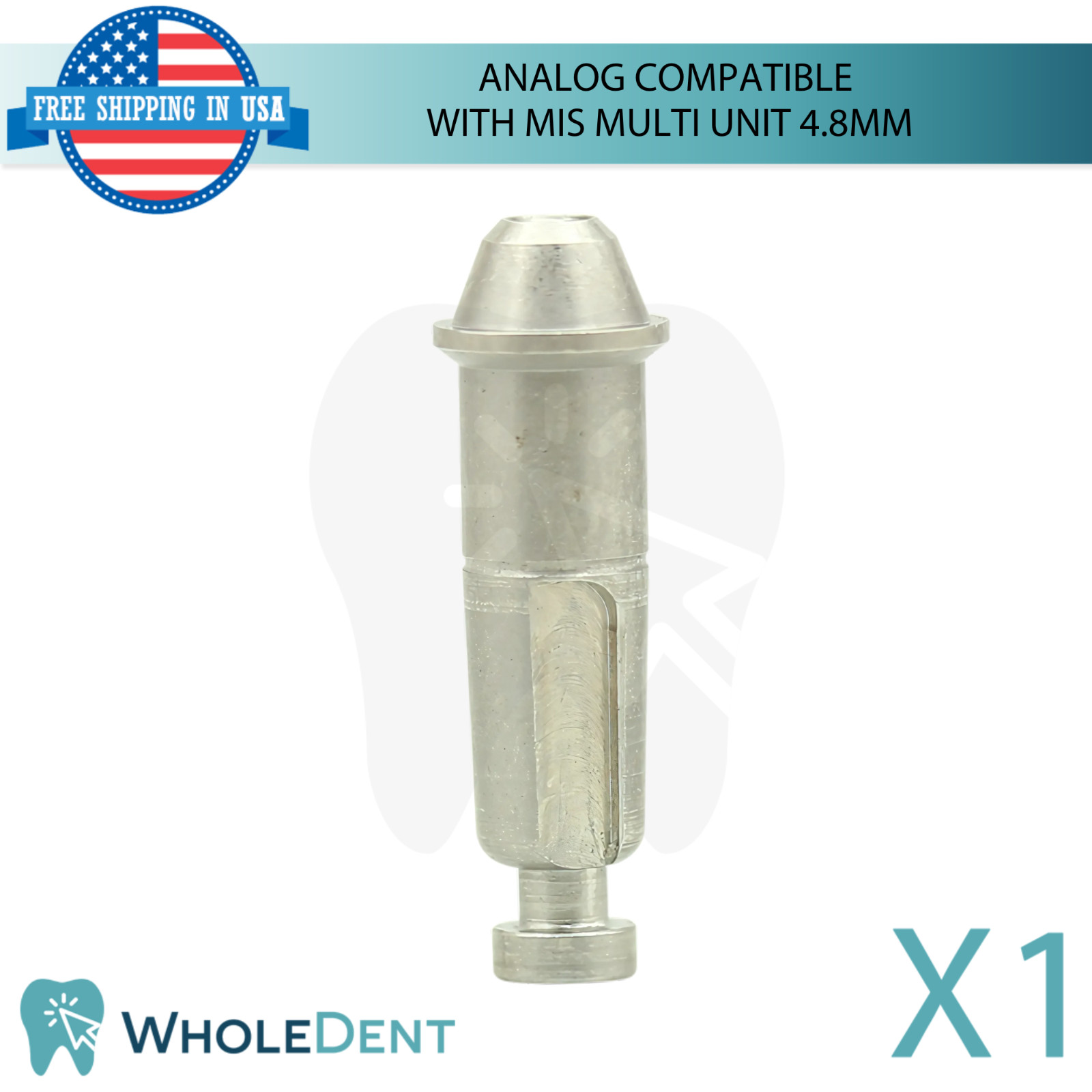 Dental Digital Analog Compatible MIS® Multi Unit System Ø4.8mm Replicate