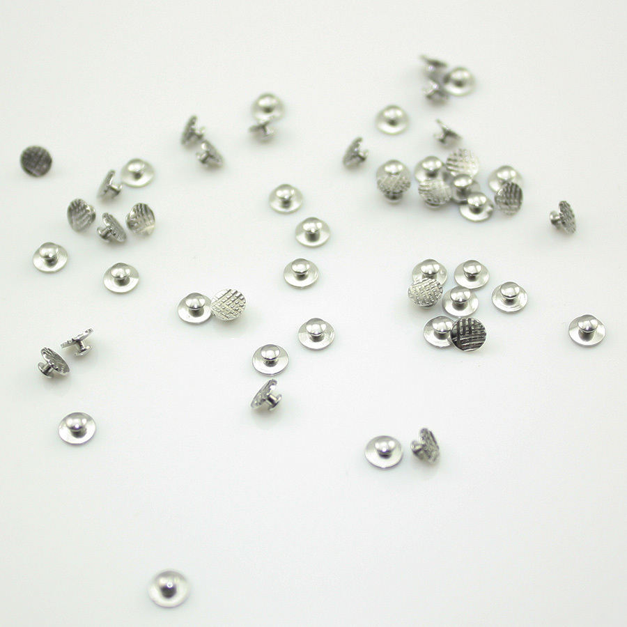 50 PCS New Dental Orthodontic Lingual Buttons Bondable Round Base Monoblock