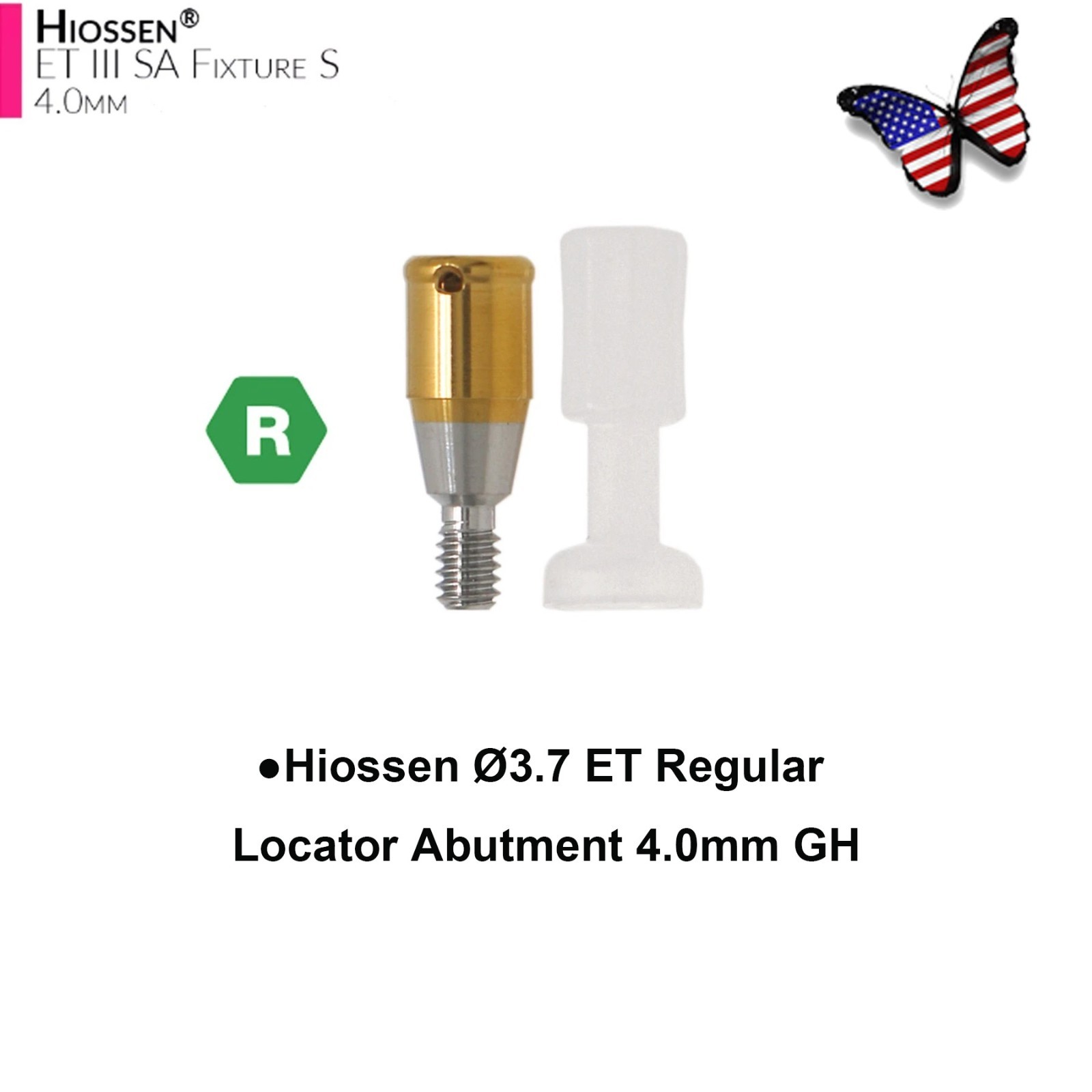 US HIOSSEN ET Locator Overdenture Abutment Mini/Regular Platform Oss Attachment