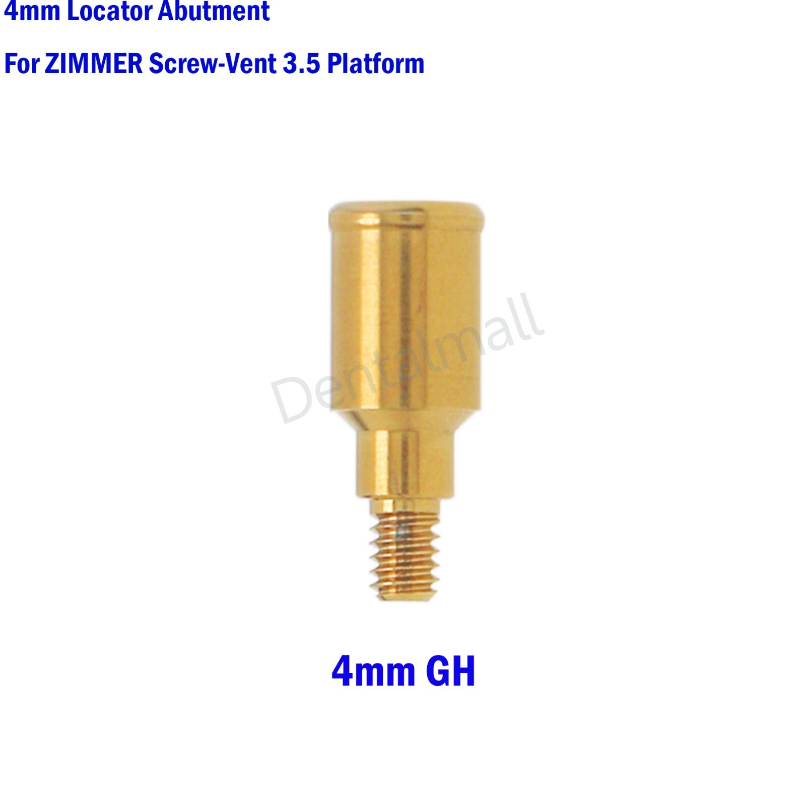 Dental LOCATOR Abutment fit Zimmer Cortex MIS Mini Regular Ø3.5/4.5mm GH 1-5mm