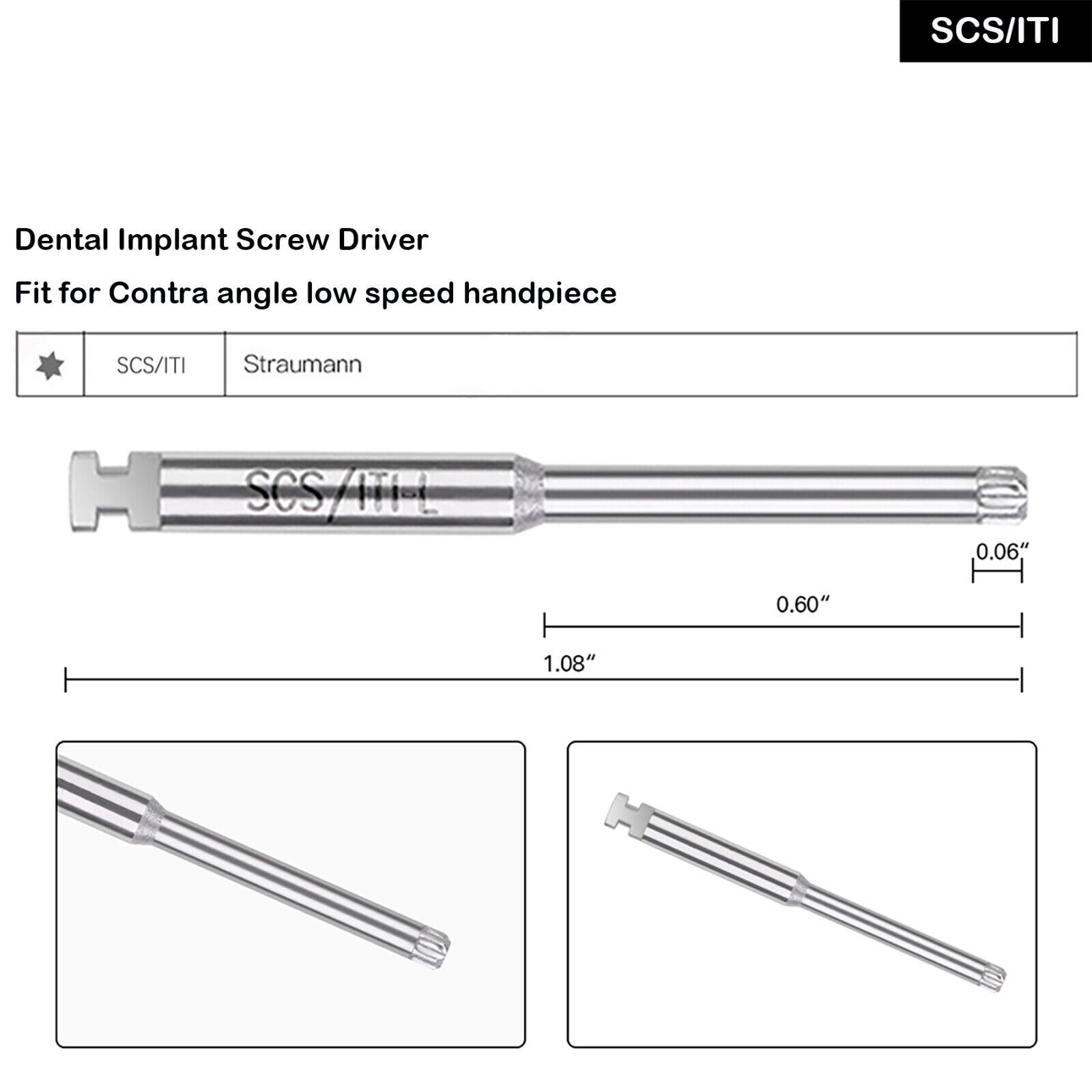 Dental SD 16 Drivers Torque Drivers Torque Wrench Handpiece Surgident Universal