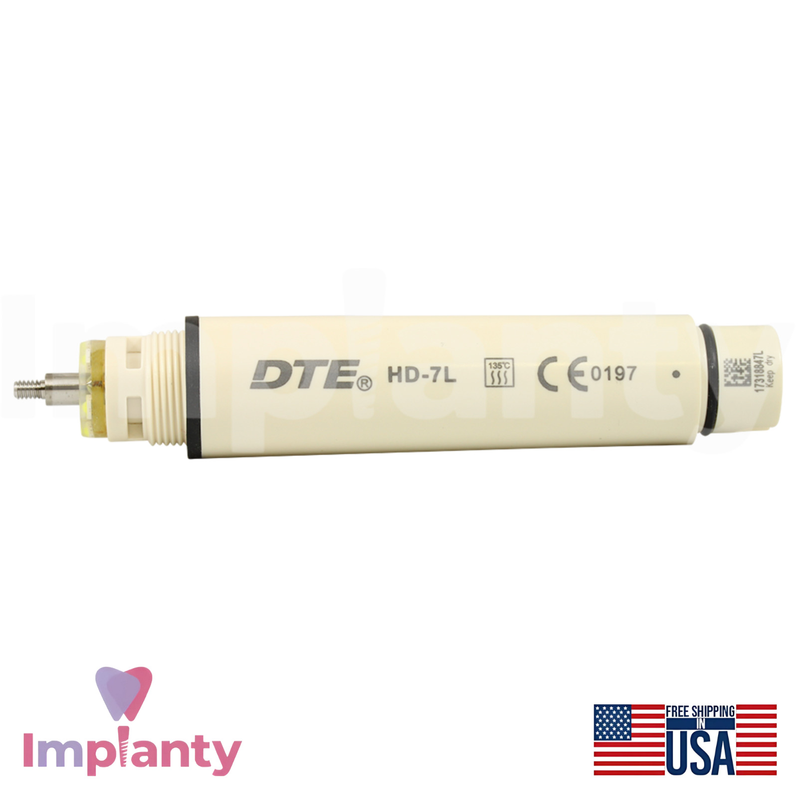 Dental Ultrasonic Piezo Scaler Detachable Piezoelectric Type Handpiece HD-7L