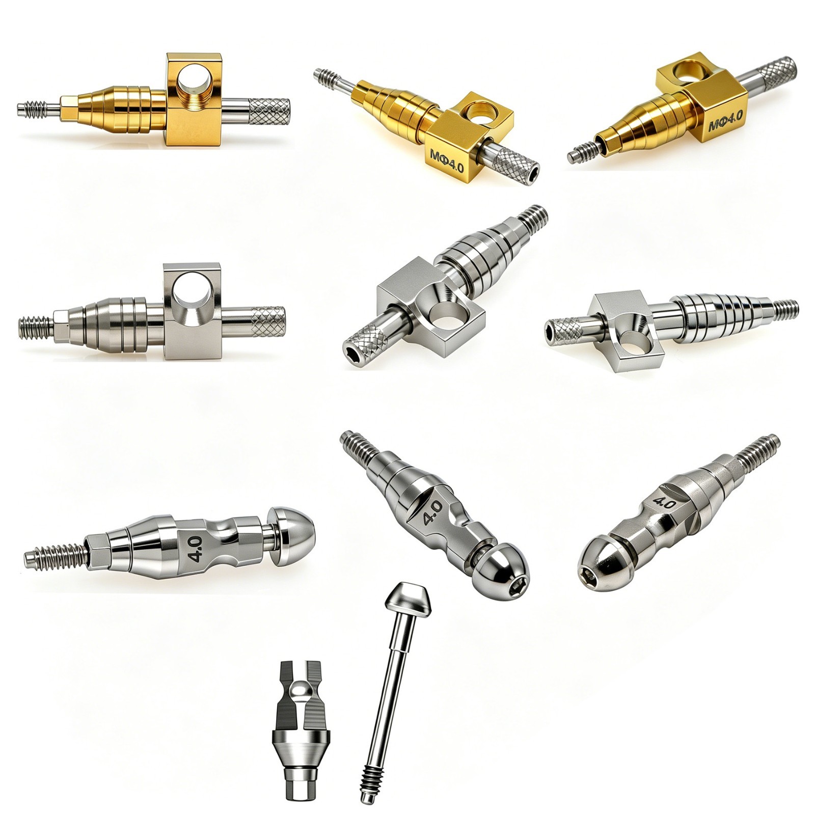 Hiossen ET TS Transfer Coping Open & Closed Tray Implant Impression Pick Up Tool