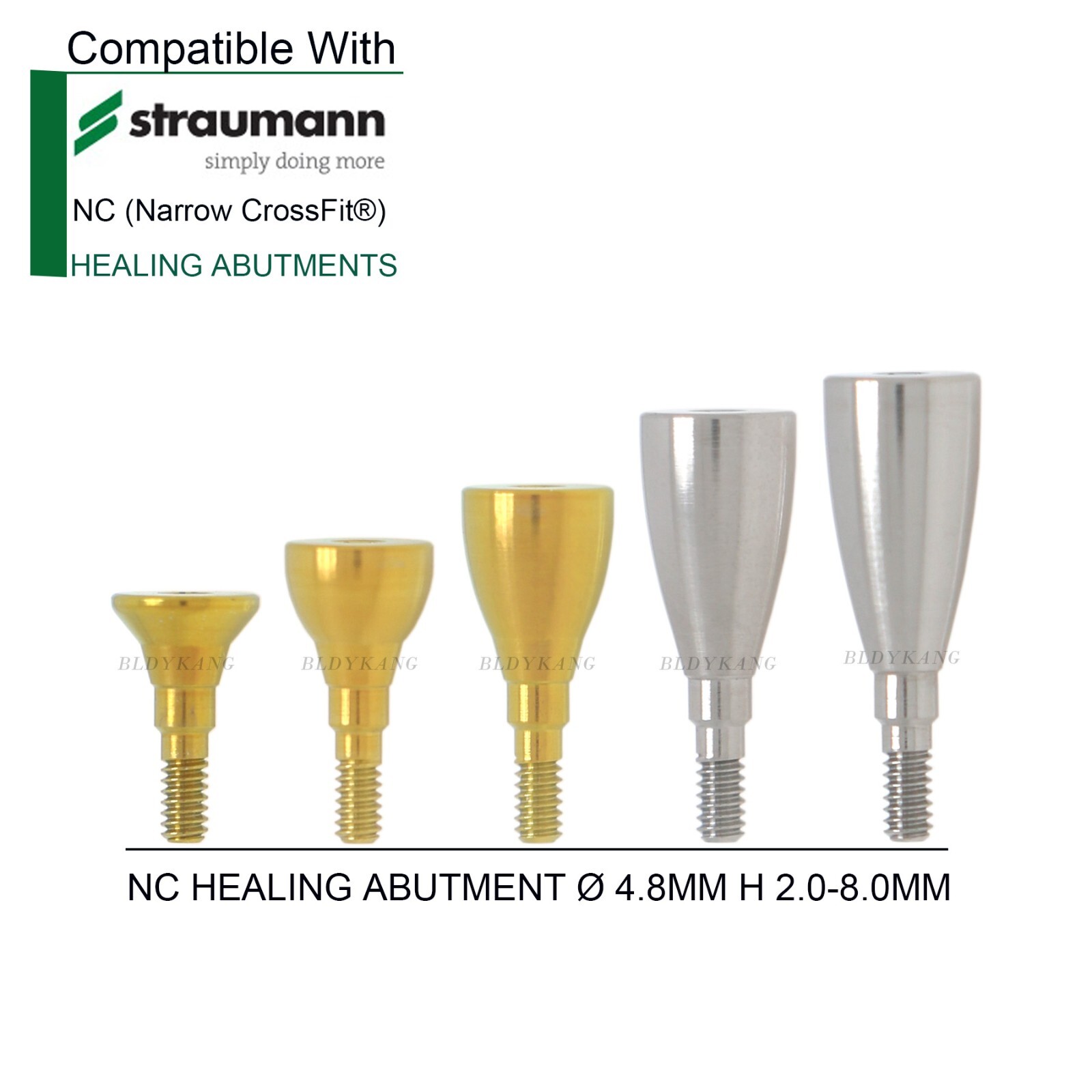 Healing Abutment NC/RC Cover Screw Healing Components fit Straumann BL/BLT