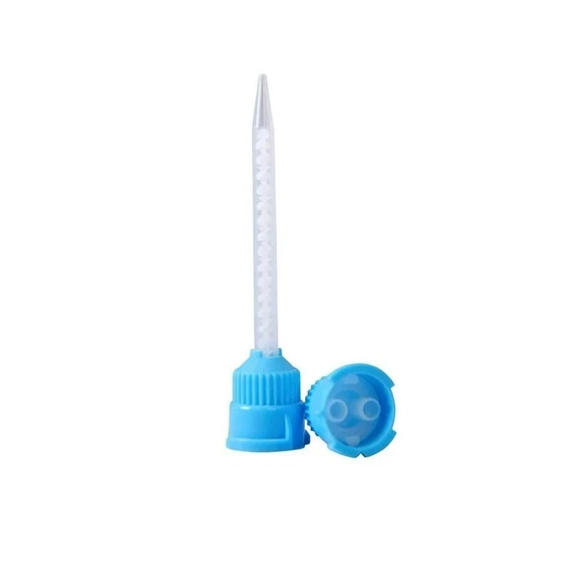 100 Pcs Dental Silicone Mixing Mixing Head Rubber Conveying Disposable Nozzle US