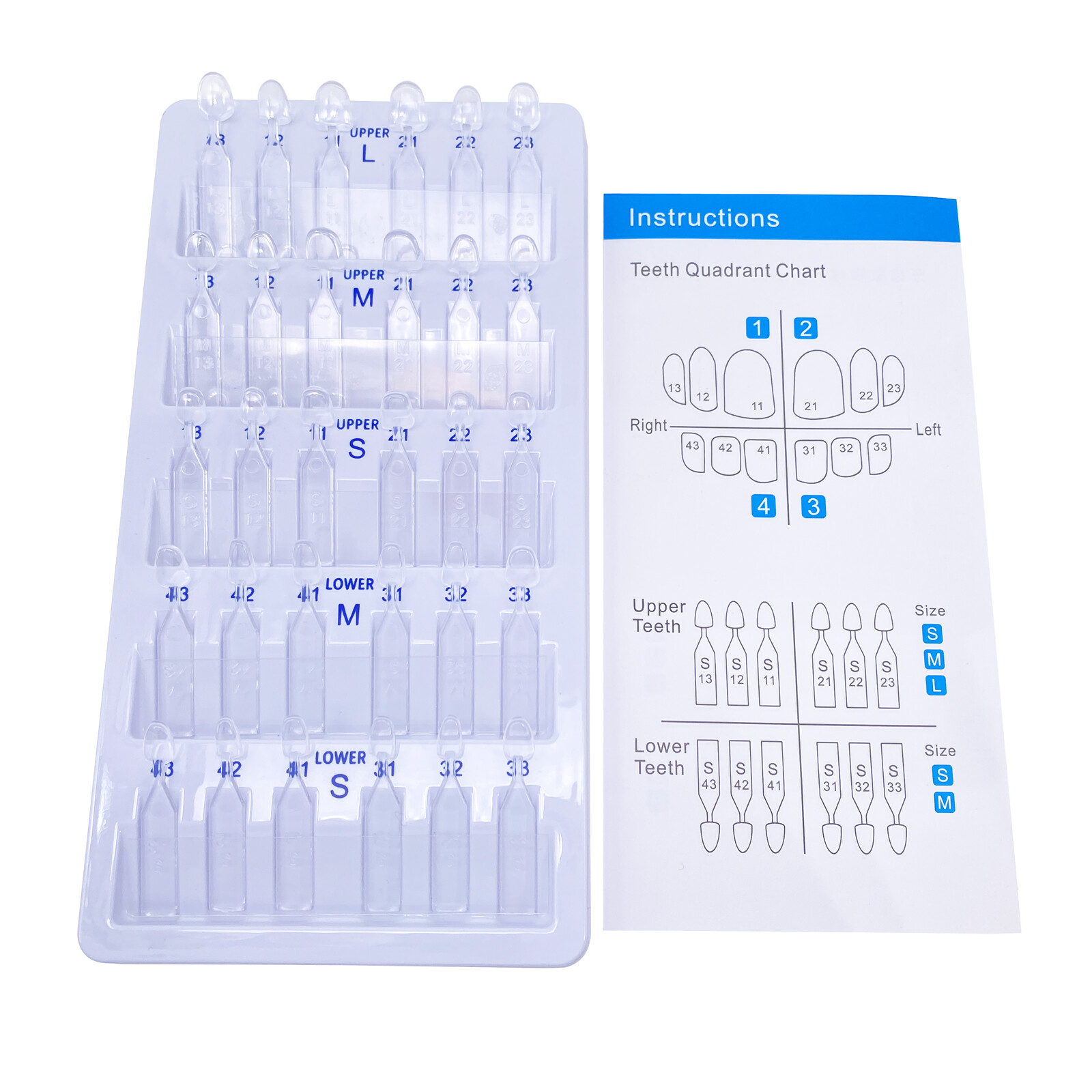 Dental Veneers Mould Composite Resin Anterior Posterior Teeth Molar Restoration
