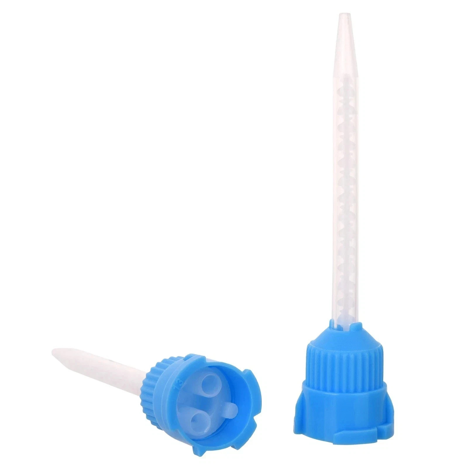 100 Pcs Dental Silicone Mixing Mixing Head Rubber Conveying Disposable Nozzle US