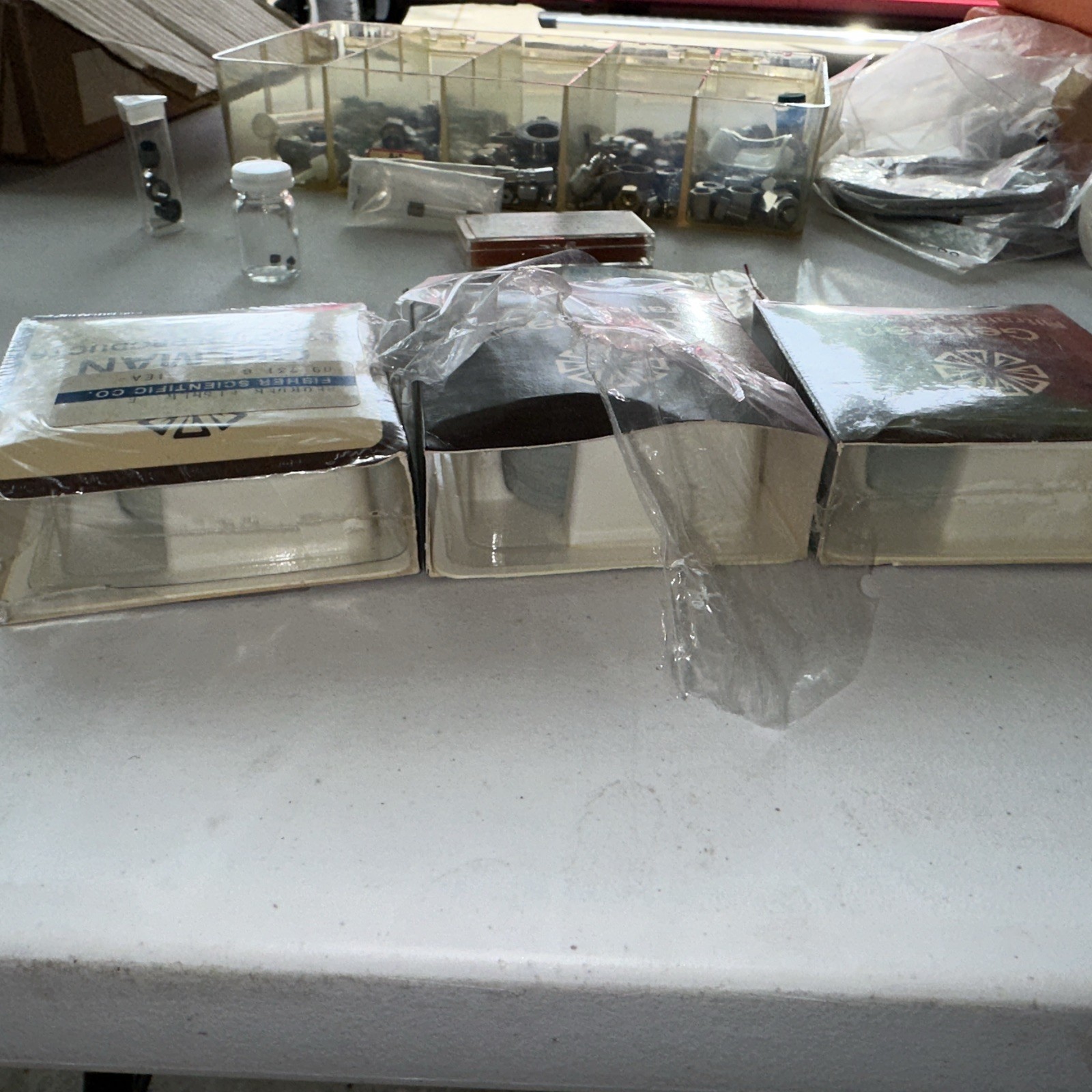 Lot of 3 Vintage Gelman 47mm Membrane Filters Acropor Metricel NOS Lab Supplies