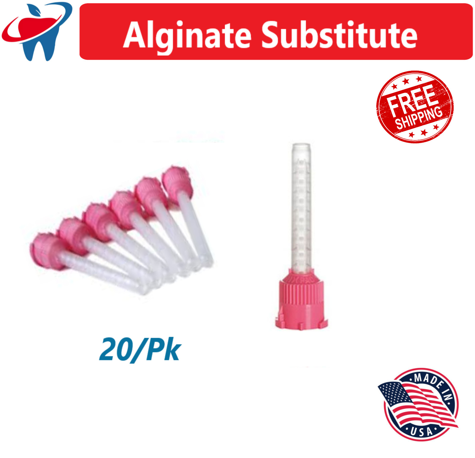 Dental VPS Alginate Substitute Alternative Up to 8 x 50mL Cartridges, Fast Set