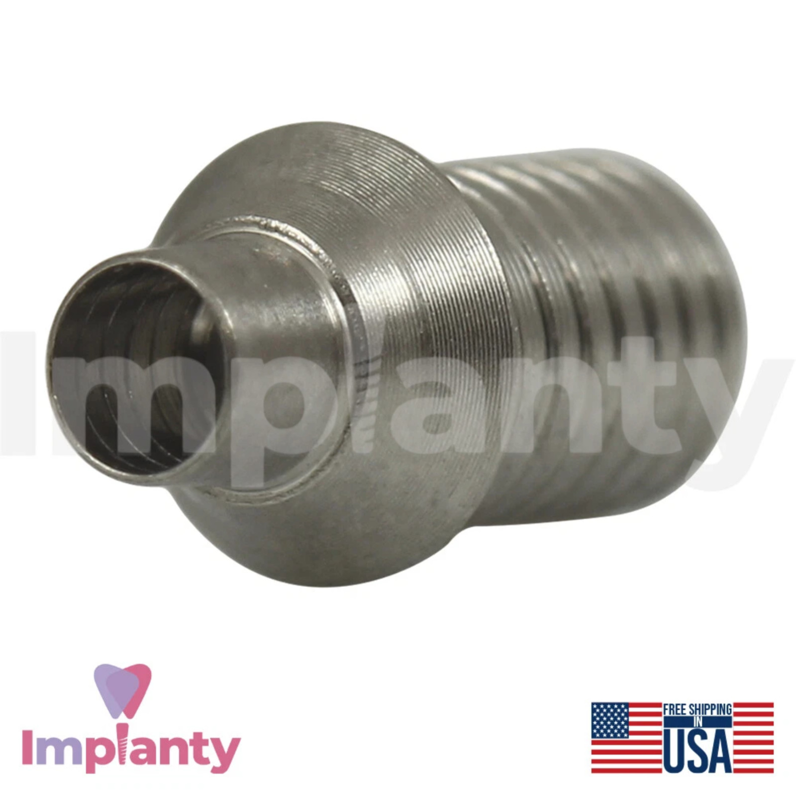 10x GDT Dental Rotational Titanium Base Ø4.8mm Slim Platform Int Hex 2.0mm