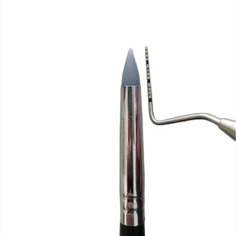 5 Pcs/Set Composite Dental Resin Silicone Veneer Cement Porcelain Brush Pen