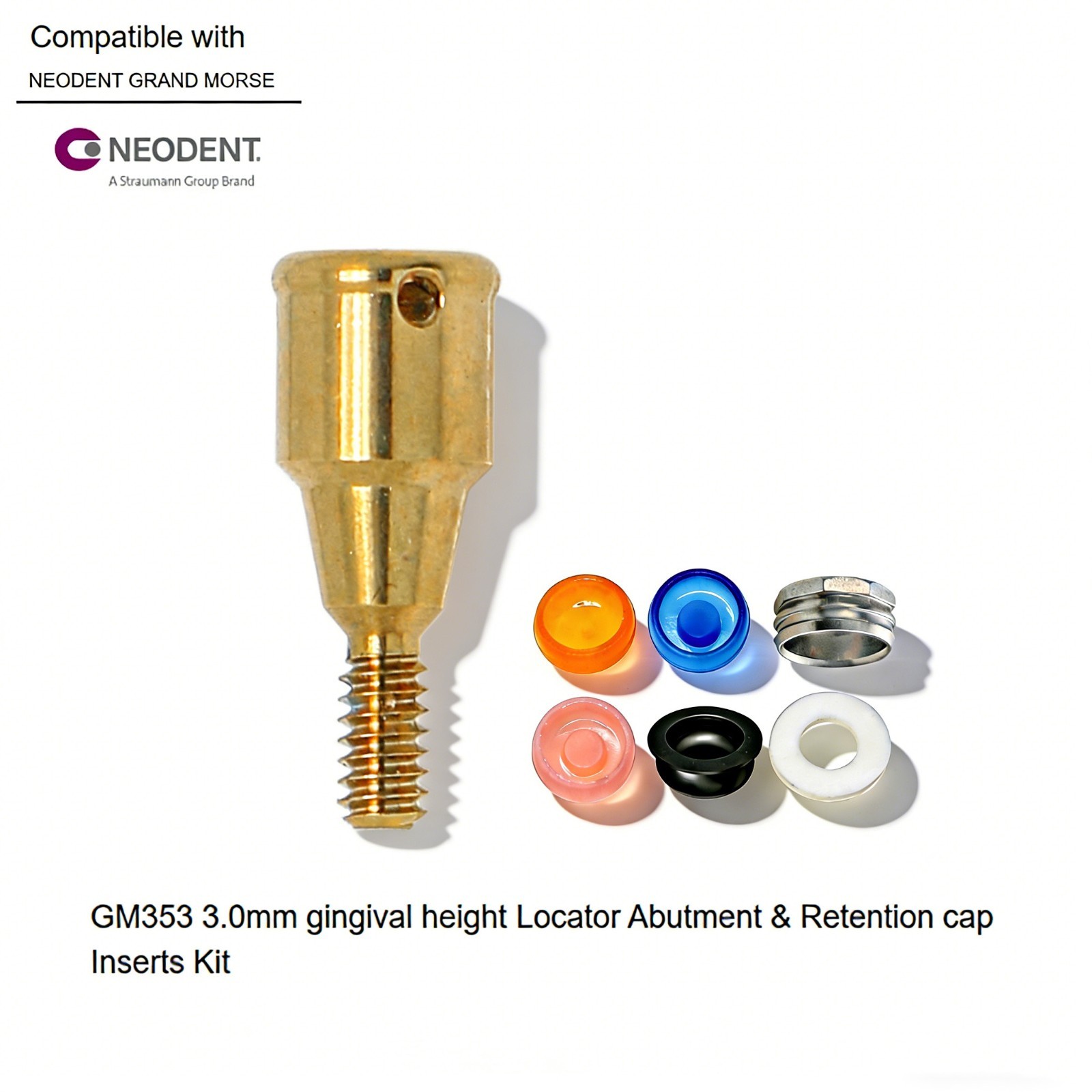 Titanium Zest Locator Abutment Fit NeoDent Grand Morse GM All Implant Platform