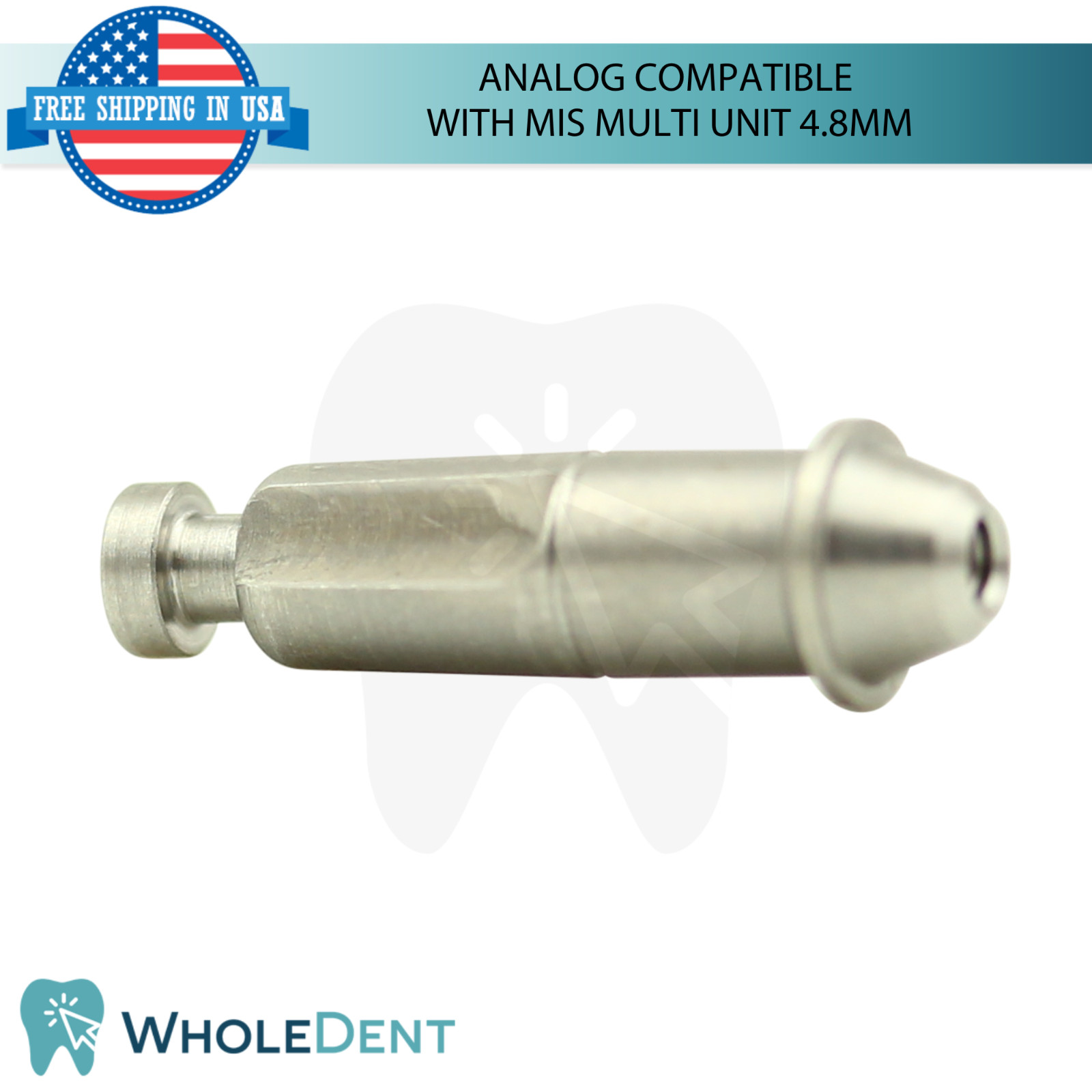 10x Dental Digital Analog Compatible MIS® Multi Unit System Ø4.8mm Replicate