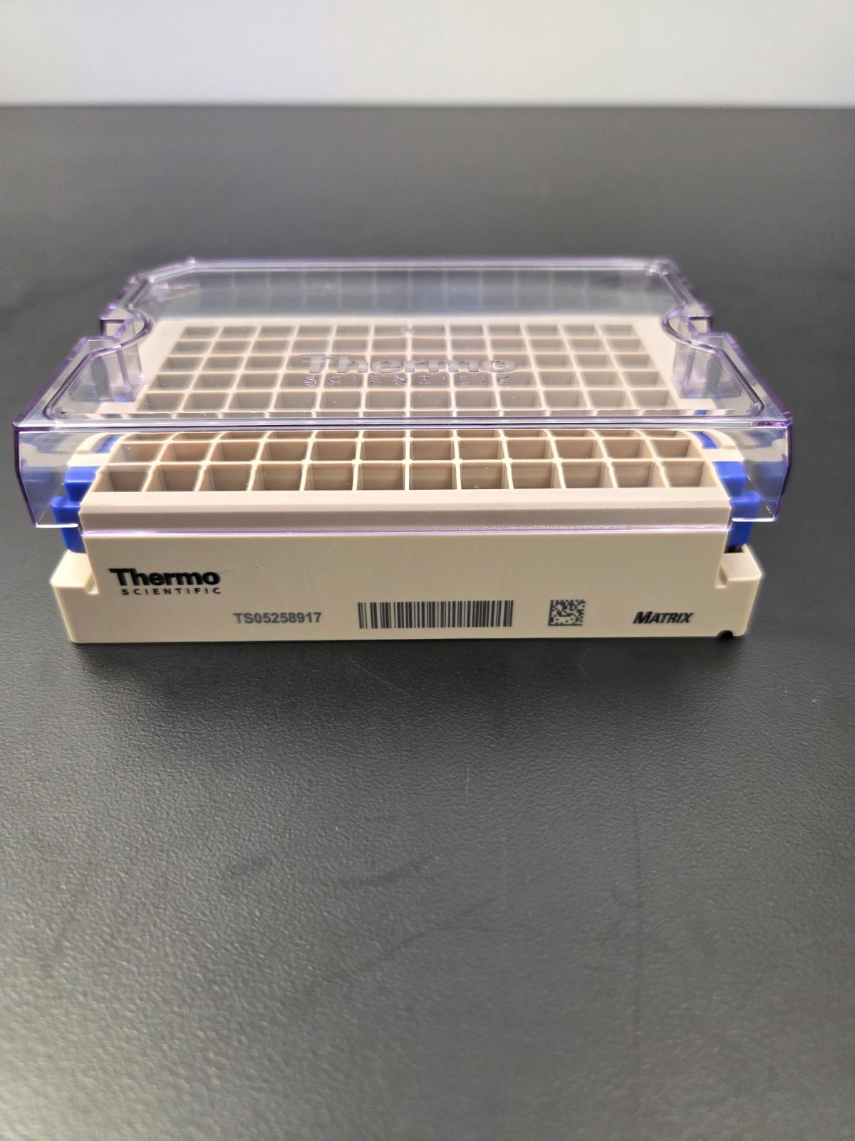 10 Thermo Fisher Scientific Lab Matrix Barcoded BC Latch Racks 0.5mL, 96 Wells