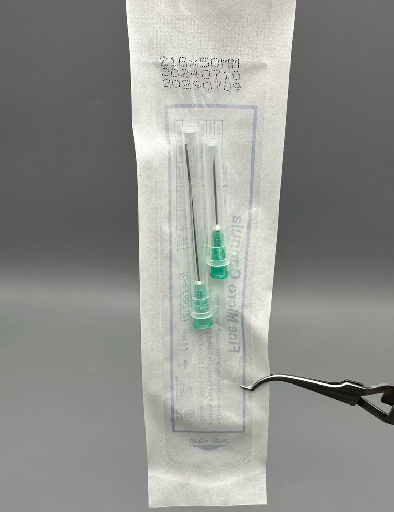 Brand New 5/10/50XDisposable Blunt Cannula with Puncture 18G 50mm-30G 25mm USA