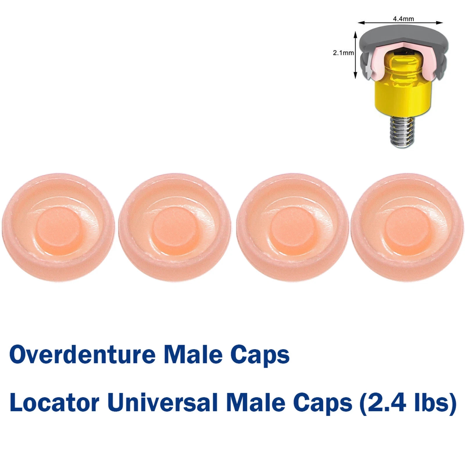 US Universal Dental Implant Retention Cap Insertion Extraction Locator Core Tool