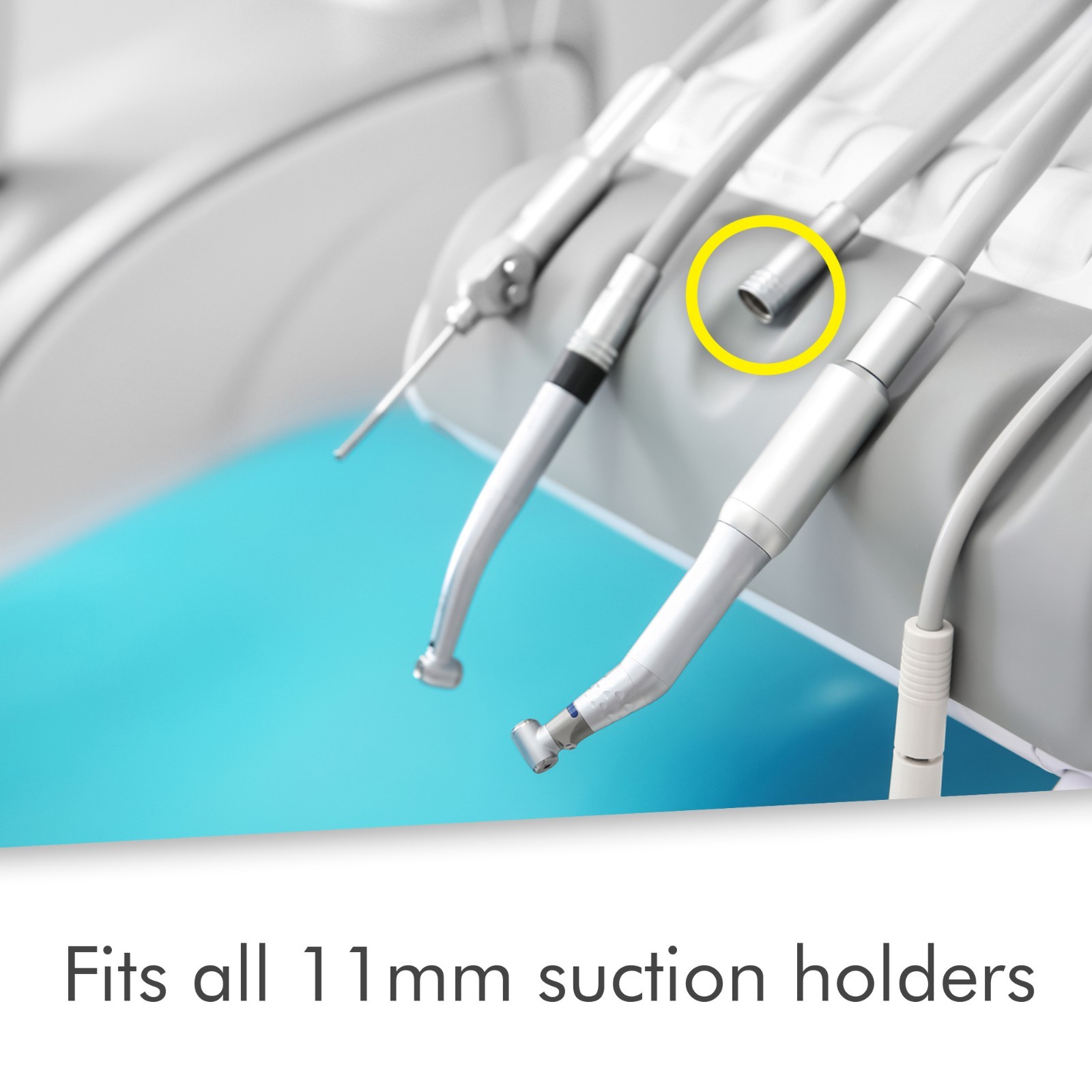 200 (2 Bag) HVE High Volume Evacuation Suction Dental Tips, Vented (White)