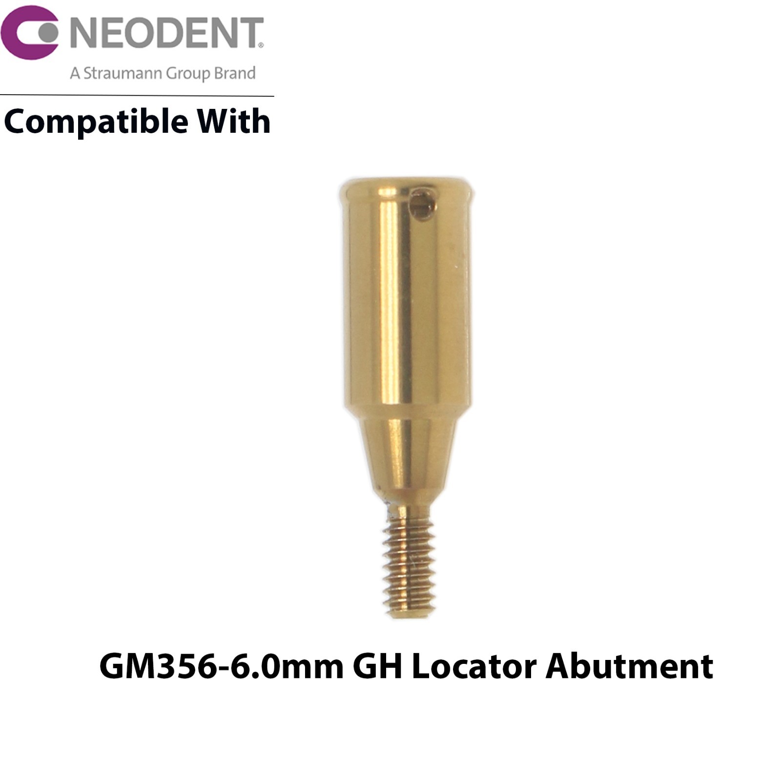 For NEODENT GRAND MORSE Overdenture Locator Abutments 1-6mm Male Caps Removable