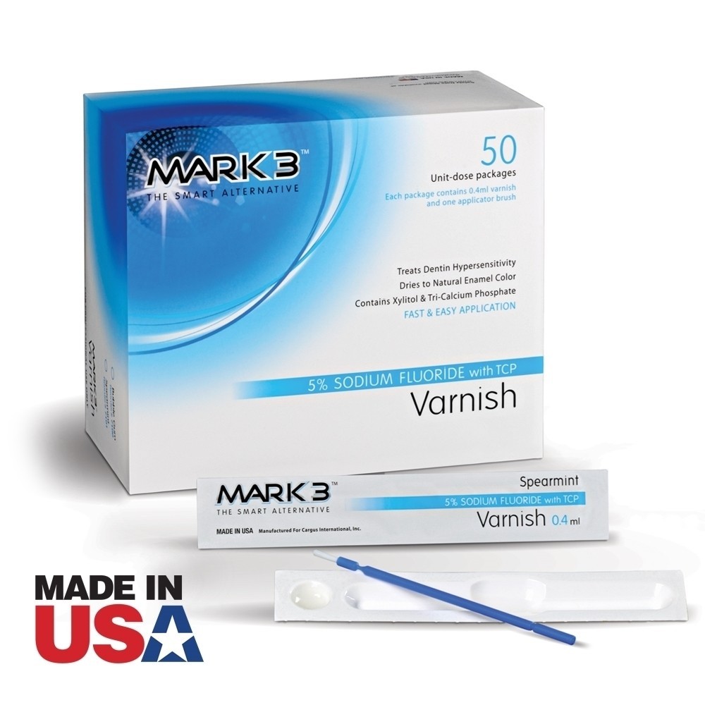 SALE! 2×5 Pcs (10 Pcs) 5% Sodium Fluoride Varnish Caramel – MARK3