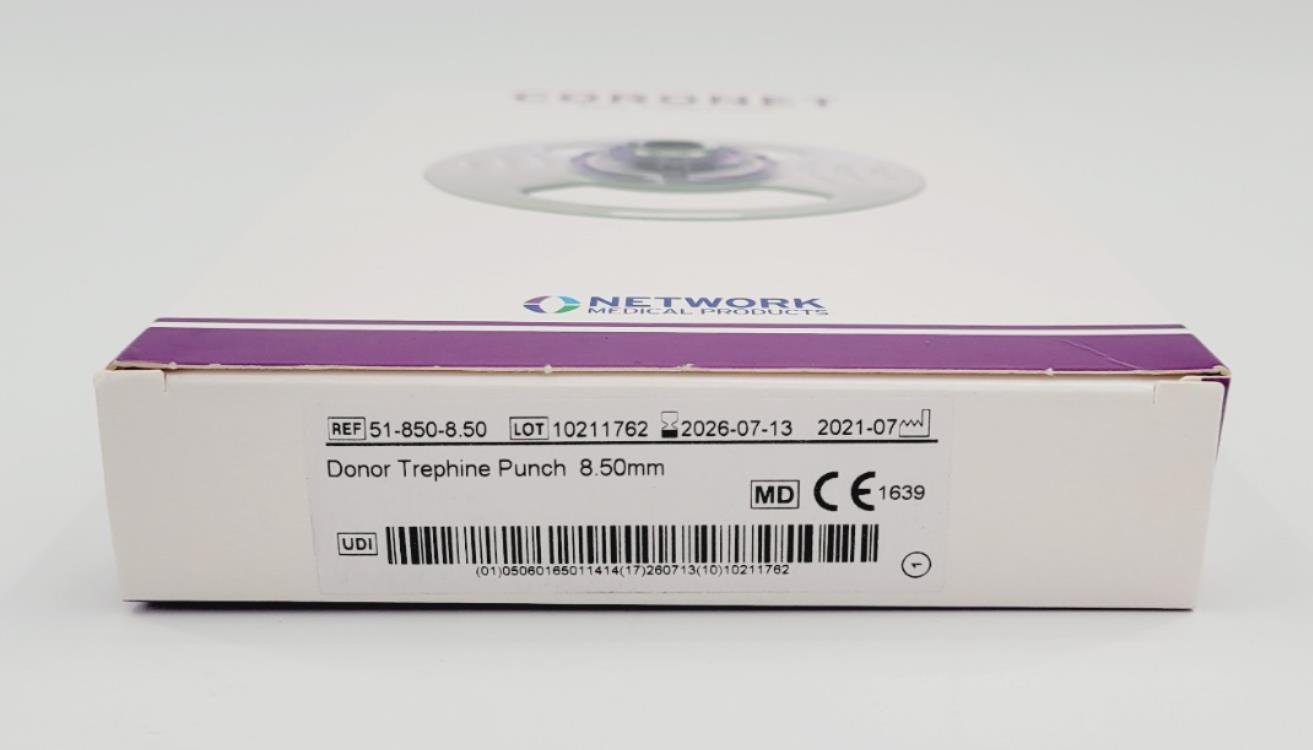 Network Medical 51-850-8.50 Donor Trephine Punch 8.50mm EXP 07-2026